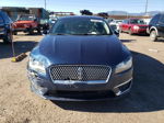 2017 Lincoln Mkz Reserve Blue vin: 3LN6L5F93HR633698