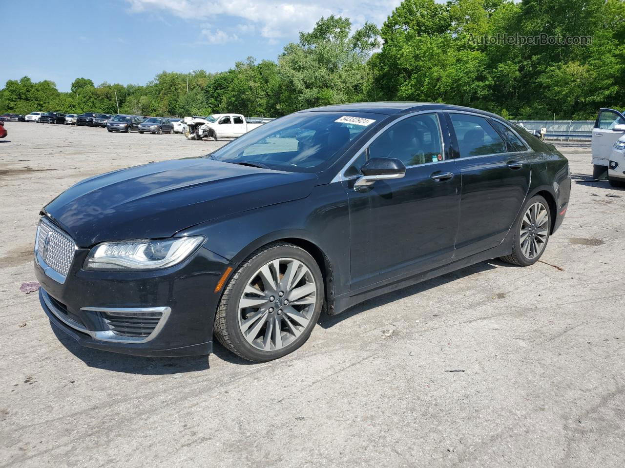 2017 Lincoln Mkz Reserve Black vin: 3LN6L5F94HR601830