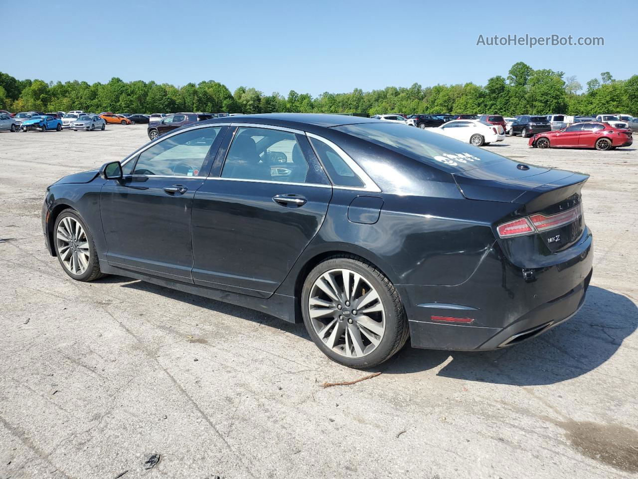 2017 Lincoln Mkz Reserve Black vin: 3LN6L5F94HR601830