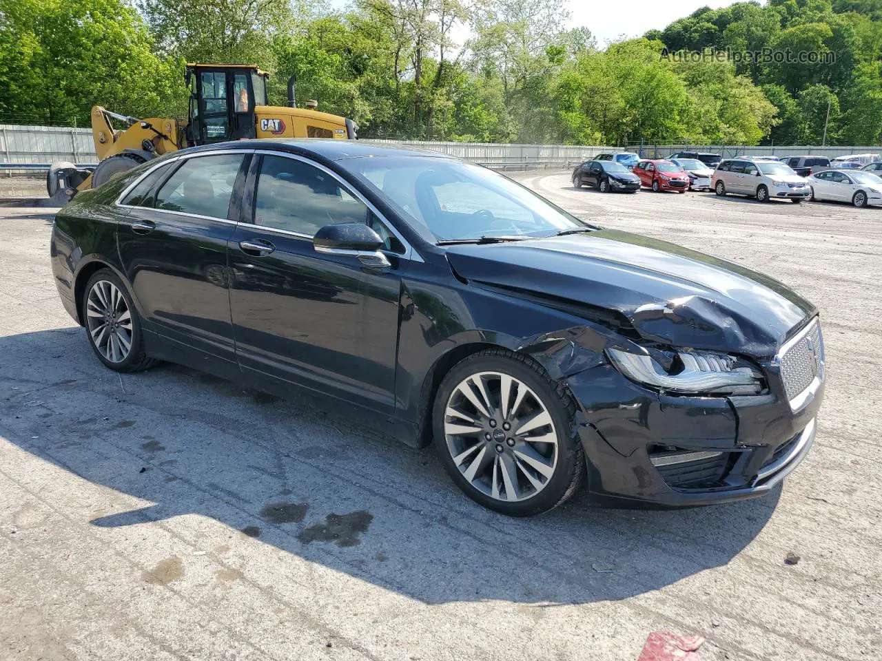 2017 Lincoln Mkz Reserve Black vin: 3LN6L5F94HR601830