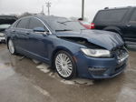 2017 Lincoln Mkz Reserve Blue vin: 3LN6L5F94HR612830