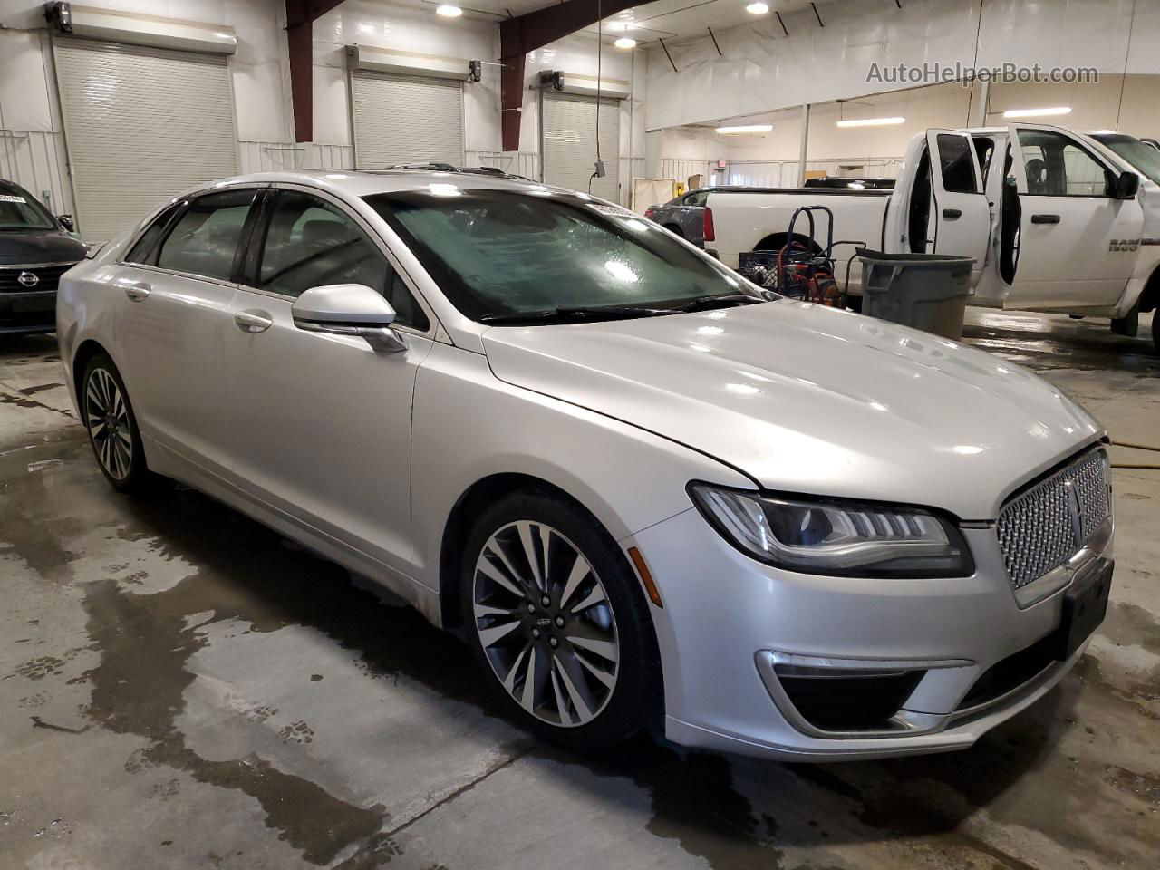 2017 Lincoln Mkz Reserve Silver vin: 3LN6L5F94HR627117