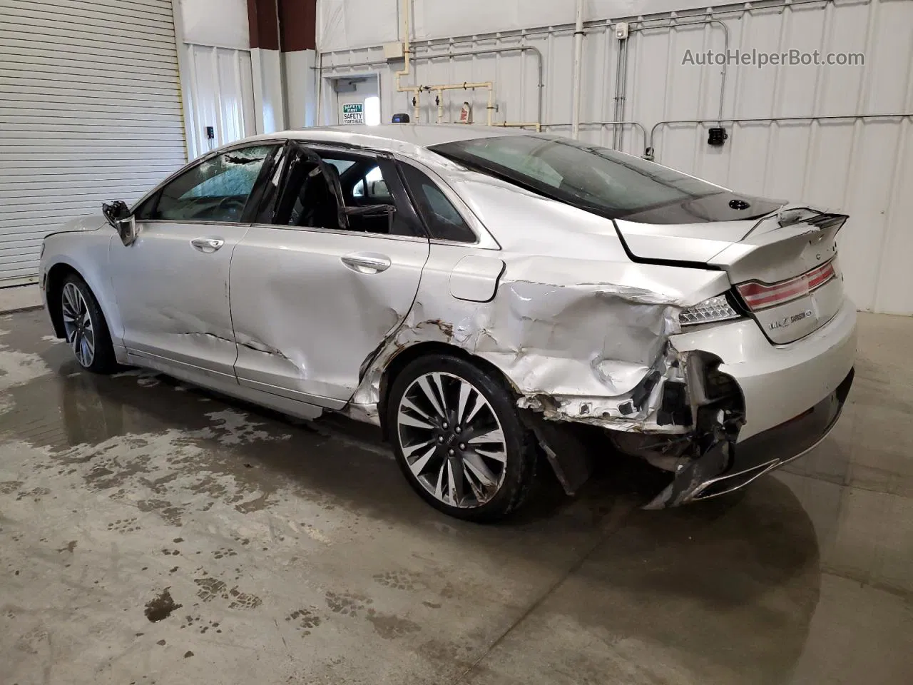 2017 Lincoln Mkz Reserve Silver vin: 3LN6L5F94HR627117