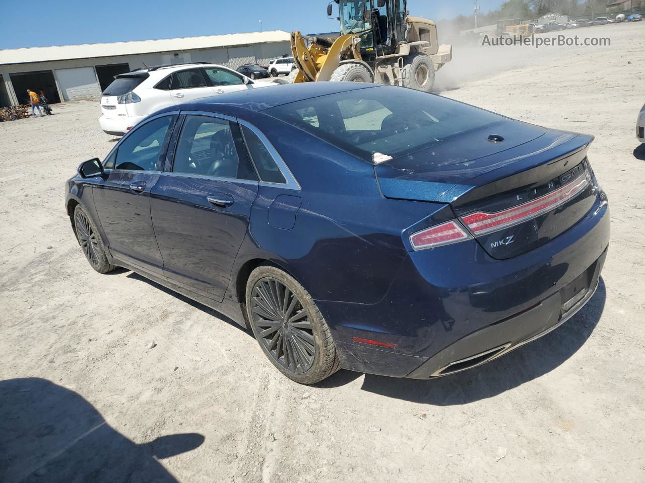 2017 Lincoln Mkz Reserve Blue vin: 3LN6L5F94HR658819