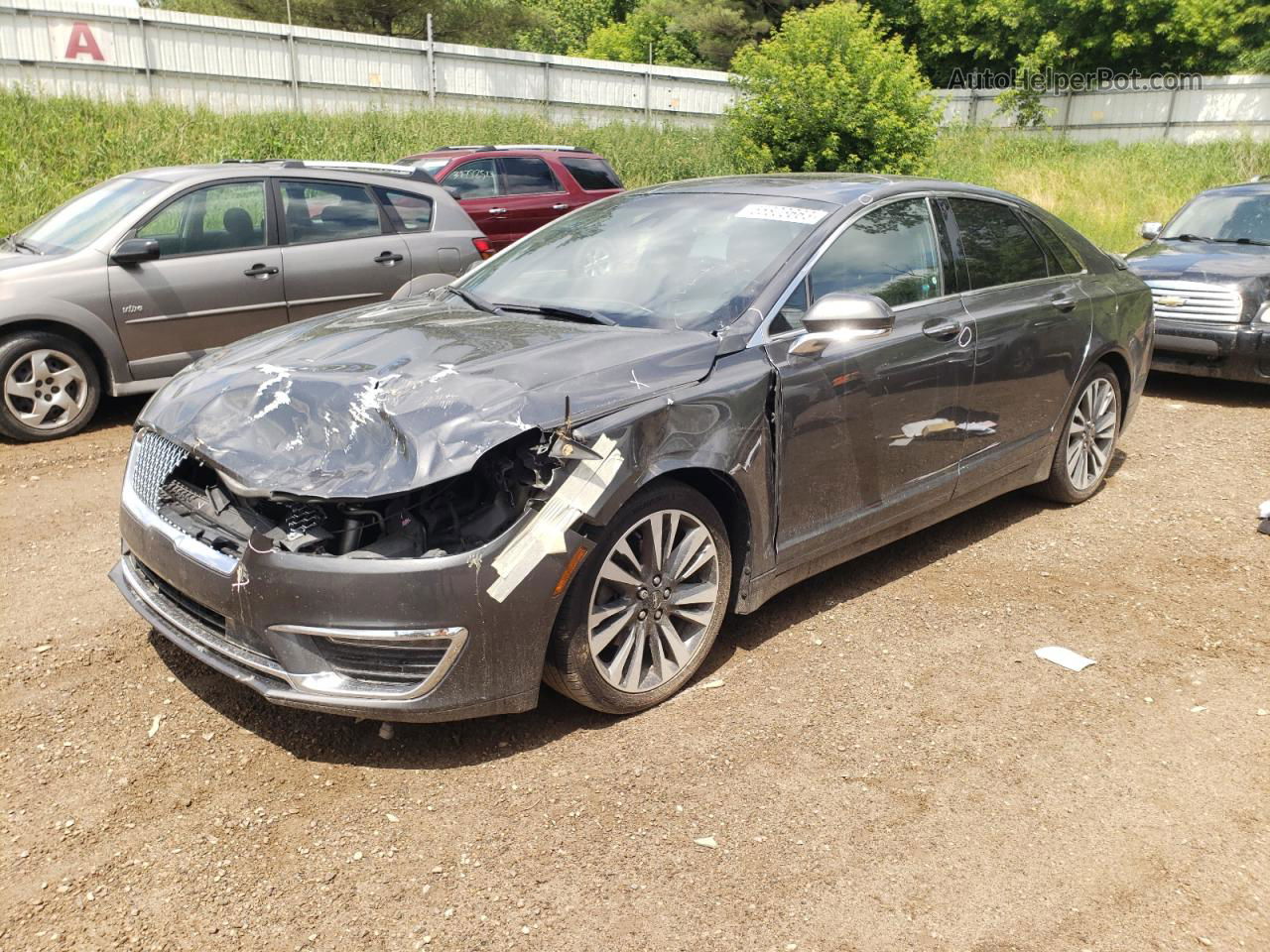 2017 Lincoln Mkz Reserve Black vin: 3LN6L5F94HR659484