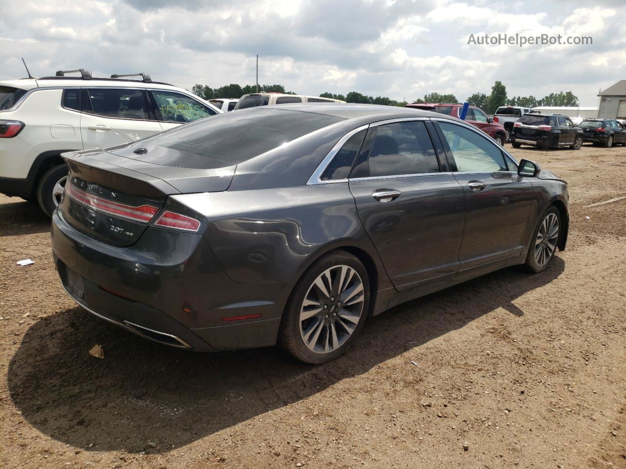 2017 Lincoln Mkz Reserve Черный vin: 3LN6L5F94HR659484