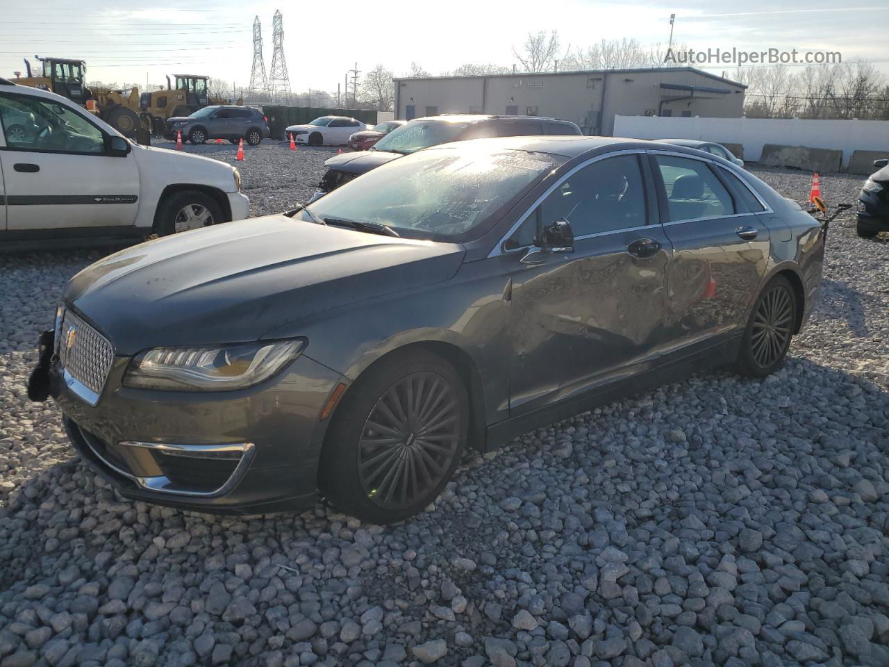 2017 Lincoln Mkz Reserve Серый vin: 3LN6L5F94HR660392