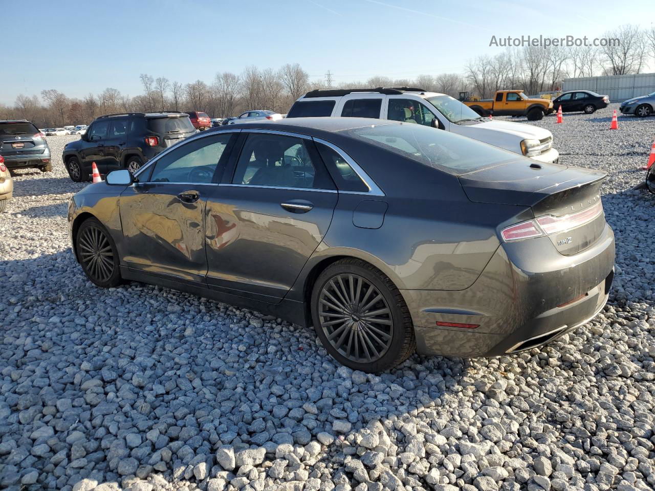 2017 Lincoln Mkz Reserve Gray vin: 3LN6L5F94HR660392