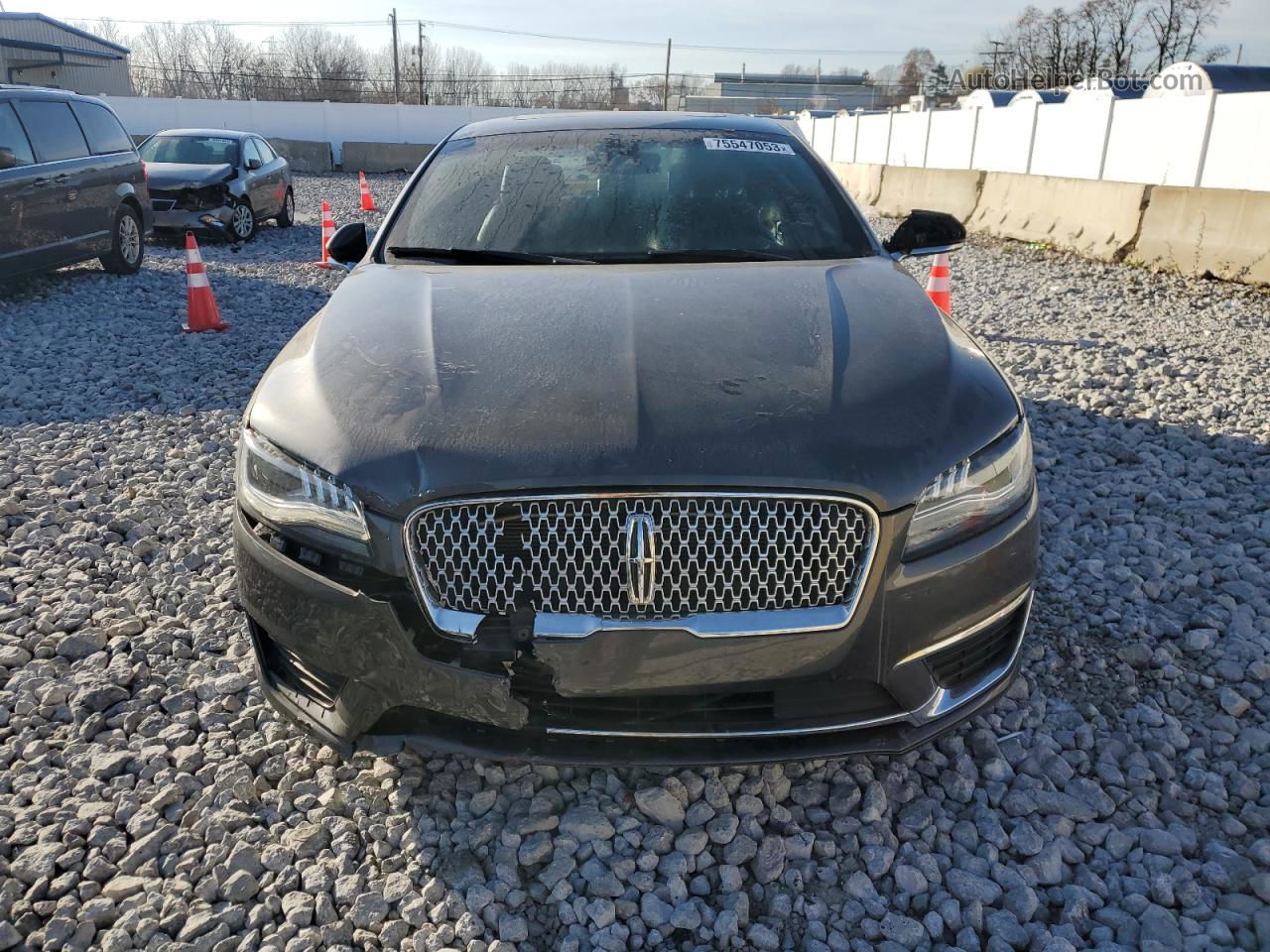 2017 Lincoln Mkz Reserve Серый vin: 3LN6L5F94HR660392