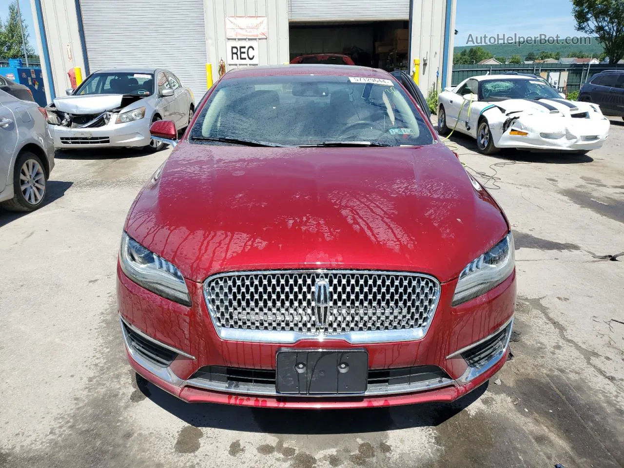 2017 Lincoln Mkz Reserve Red vin: 3LN6L5F95HR610472