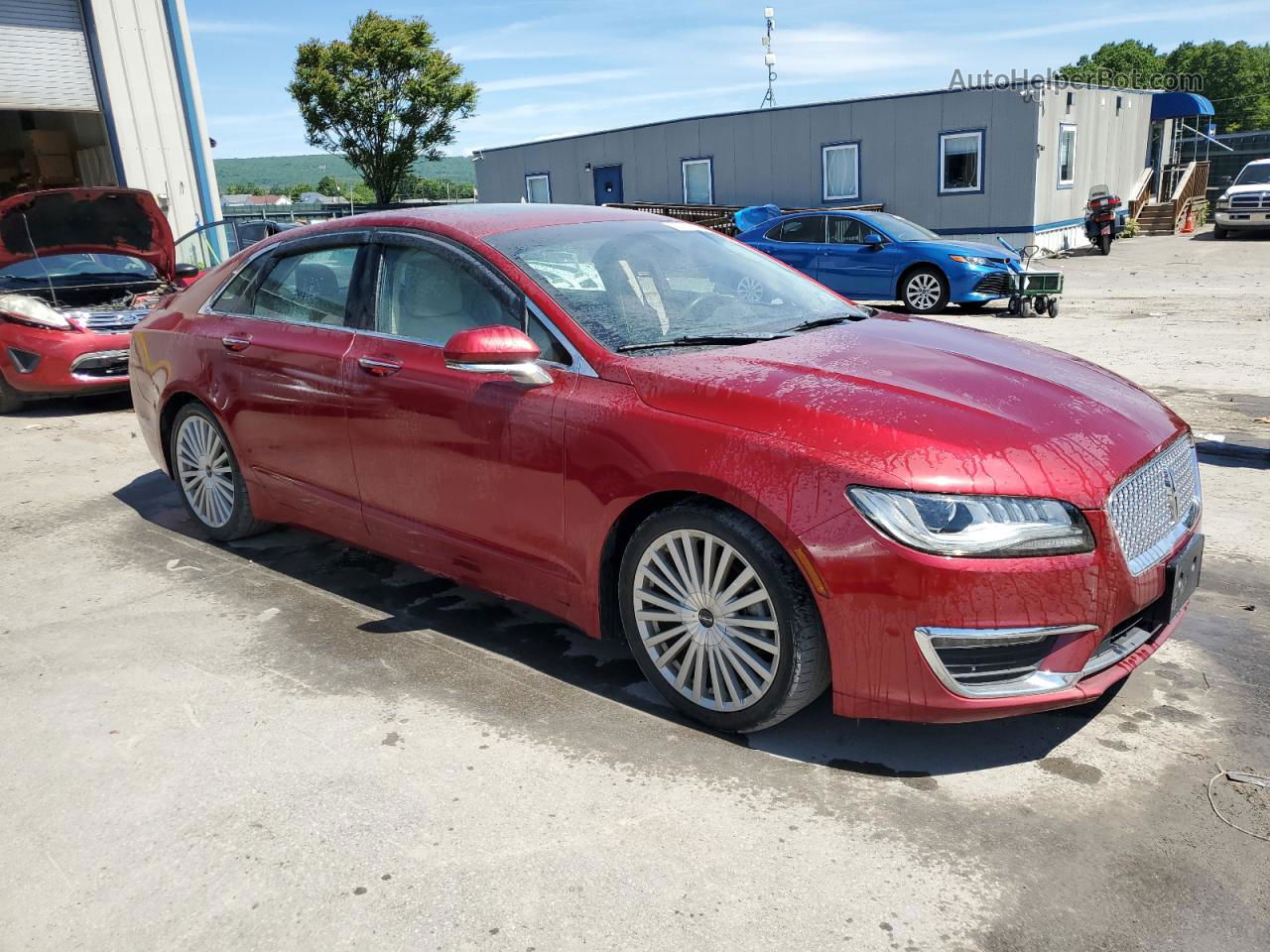 2017 Lincoln Mkz Reserve Red vin: 3LN6L5F95HR610472