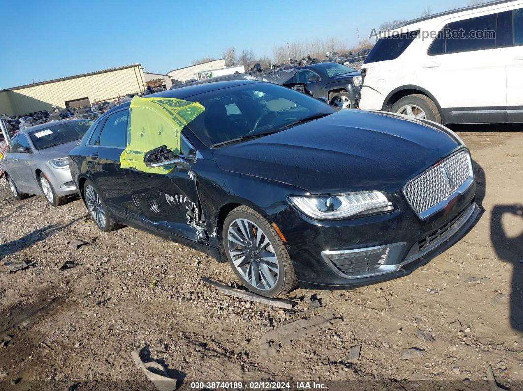 2017 Lincoln Mkz Reserve Black vin: 3LN6L5F95HR657212