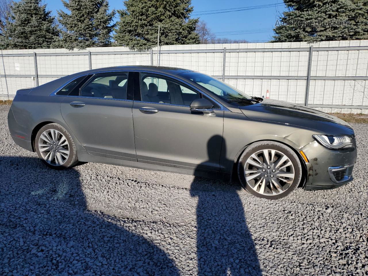 2017 Lincoln Mkz Reserve Серый vin: 3LN6L5F96HR641813