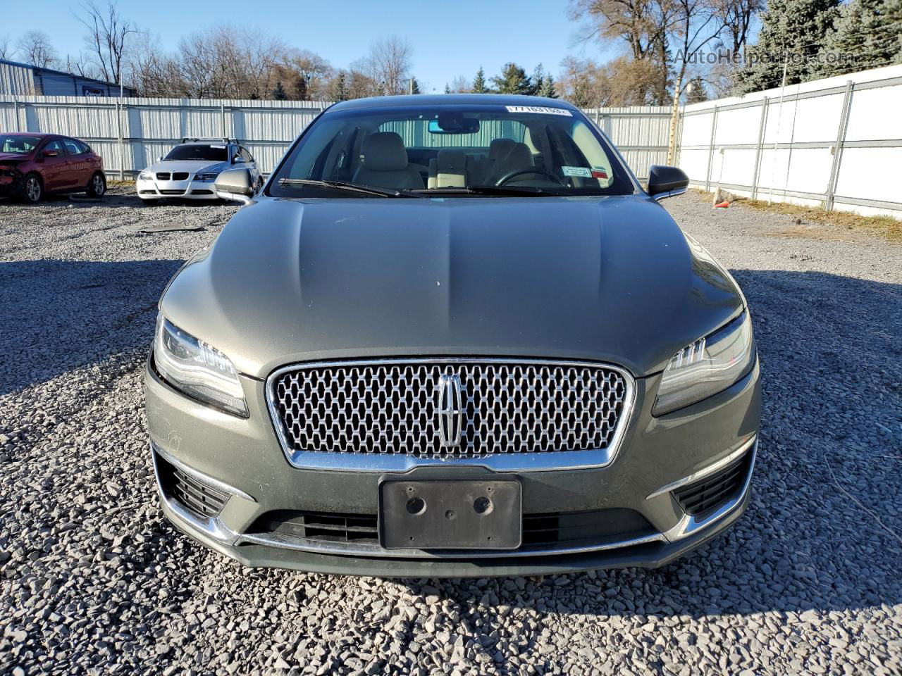 2017 Lincoln Mkz Reserve Серый vin: 3LN6L5F96HR641813