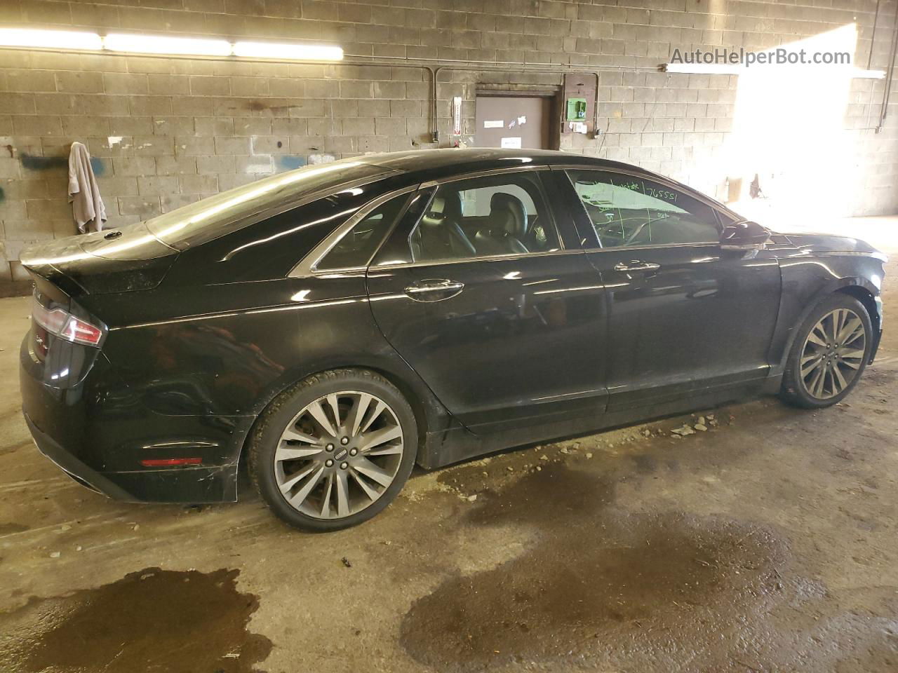 2017 Lincoln Mkz Reserve Black vin: 3LN6L5F97HR600509