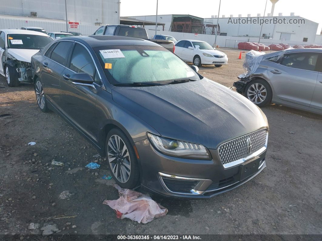 2017 Lincoln Mkz Reserve Gray vin: 3LN6L5F97HR602888