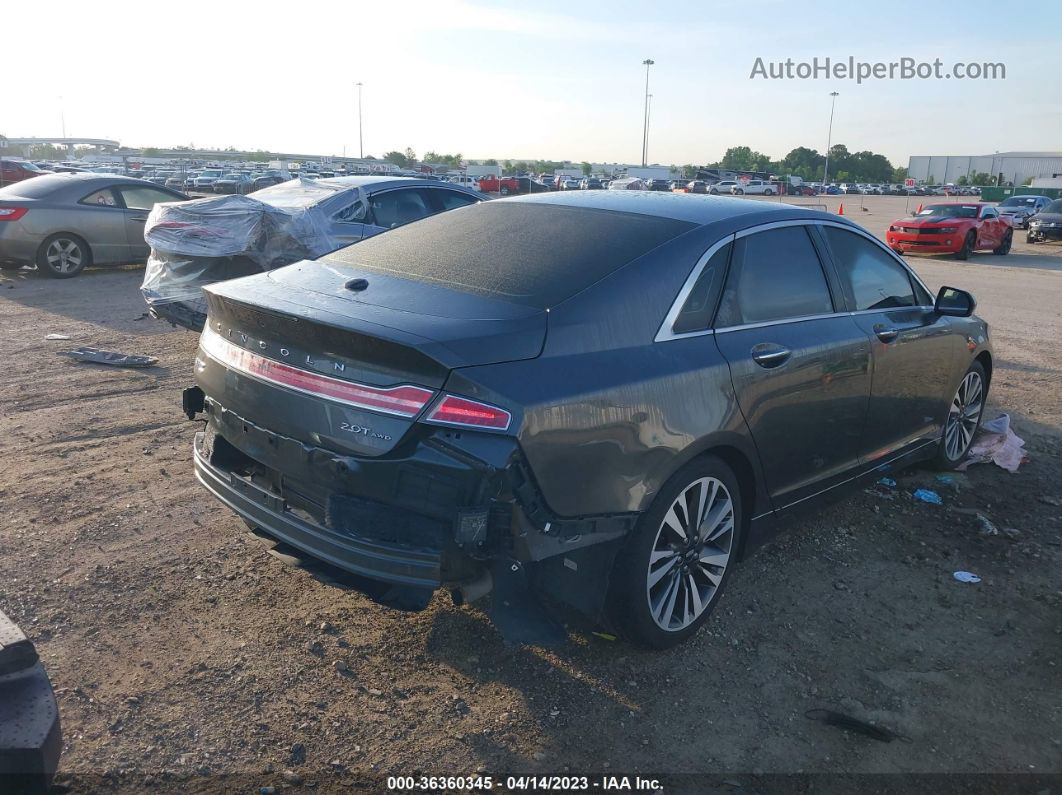 2017 Lincoln Mkz Reserve Gray vin: 3LN6L5F97HR602888