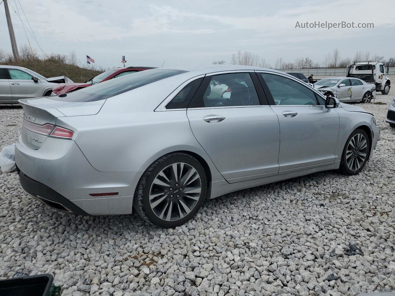 2017 Lincoln Mkz Reserve Silver vin: 3LN6L5F97HR620453