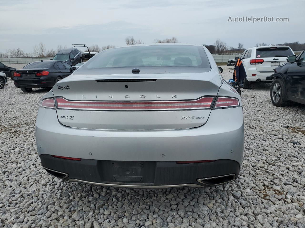 2017 Lincoln Mkz Reserve Silver vin: 3LN6L5F97HR620453