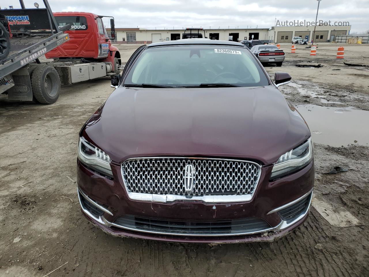 2017 Lincoln Mkz Reserve Burgundy vin: 3LN6L5F97HR630450