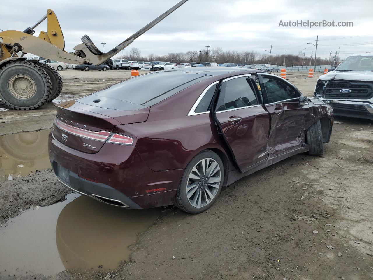 2017 Lincoln Mkz Reserve Burgundy vin: 3LN6L5F97HR630450