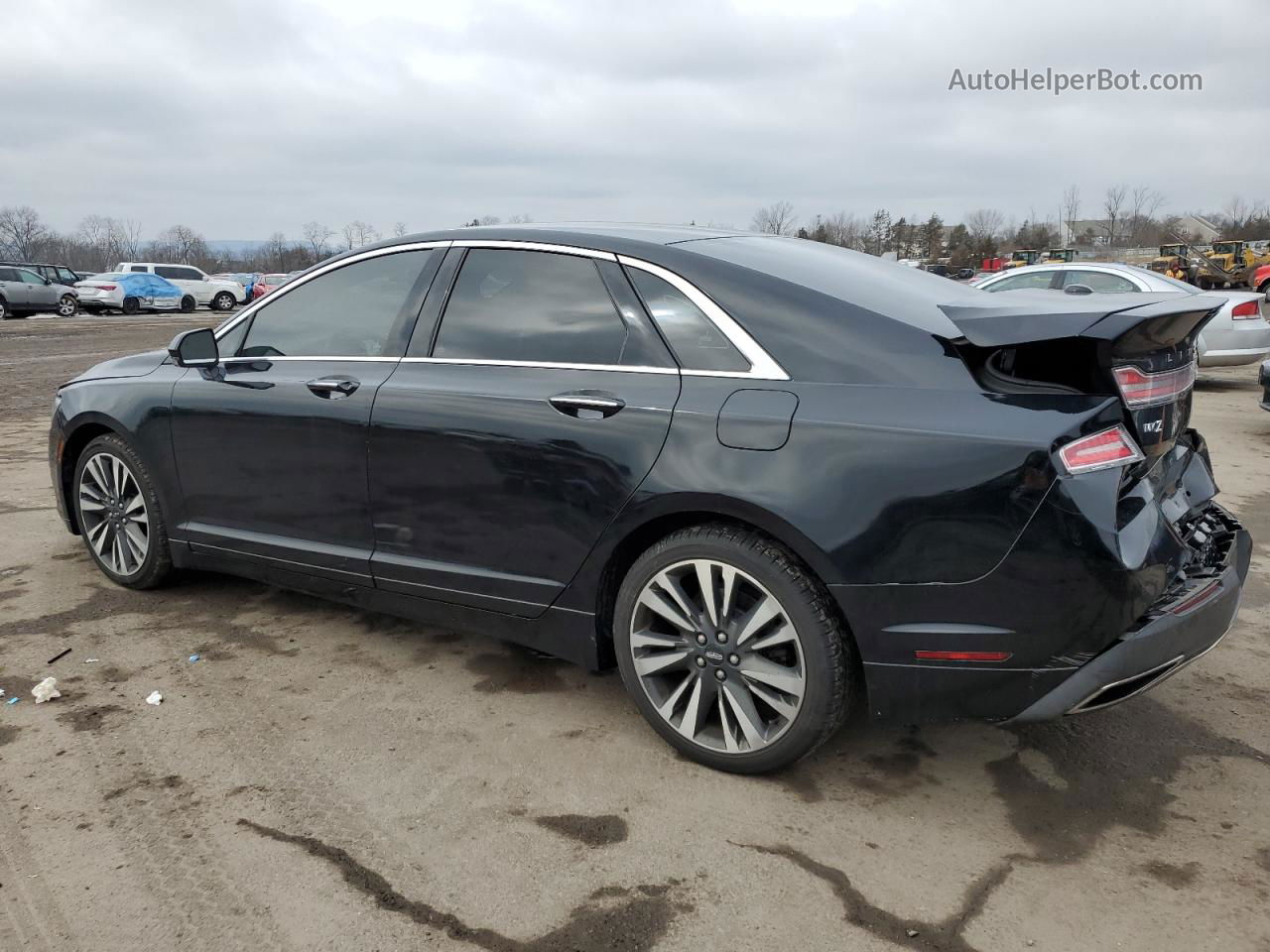 2017 Lincoln Mkz Reserve Black vin: 3LN6L5F98HR662405