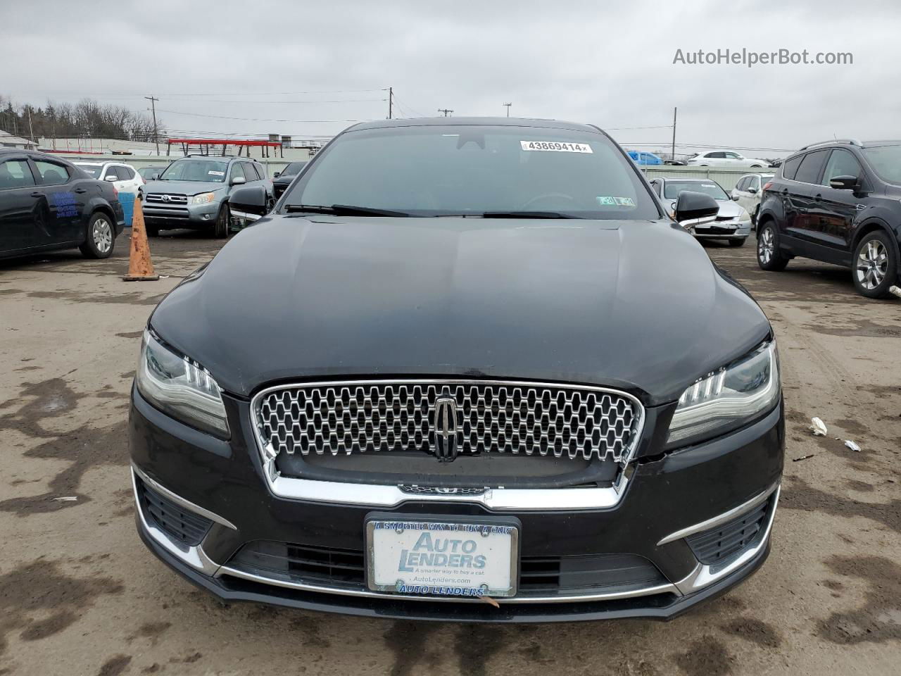 2017 Lincoln Mkz Reserve Black vin: 3LN6L5F98HR662405