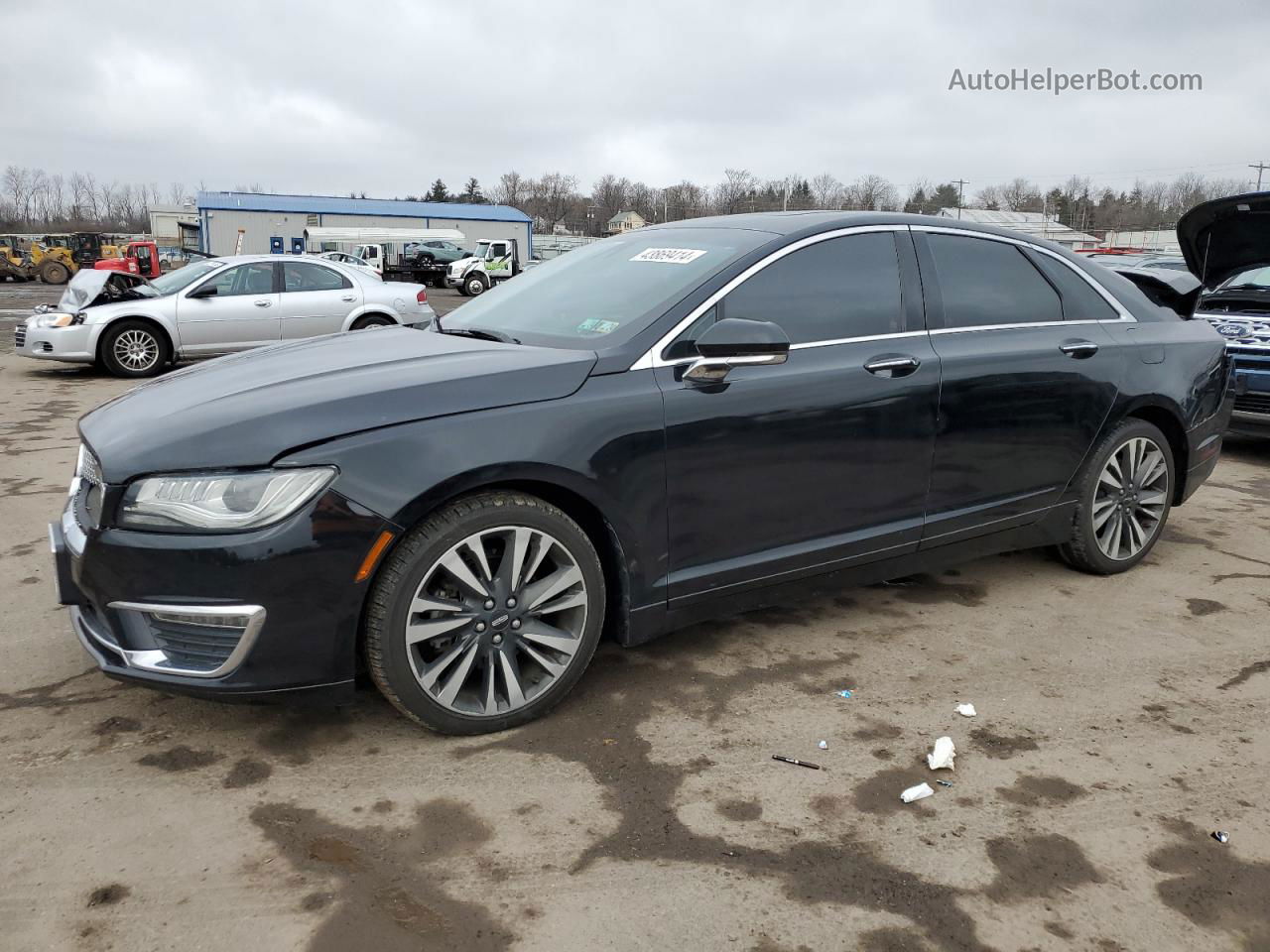 2017 Lincoln Mkz Reserve Black vin: 3LN6L5F98HR662405