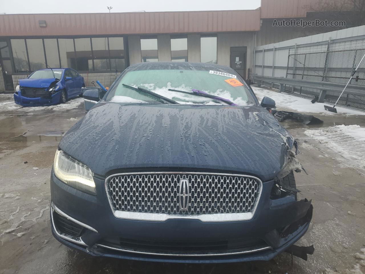 2017 Lincoln Mkz Reserve Синий vin: 3LN6L5F98HR663344