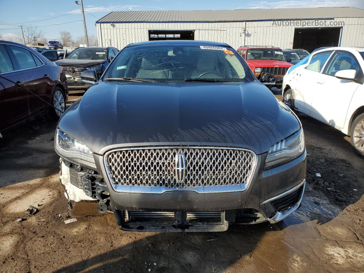 2017 Lincoln Mkz Reserve Gray vin: 3LN6L5F99HR622642