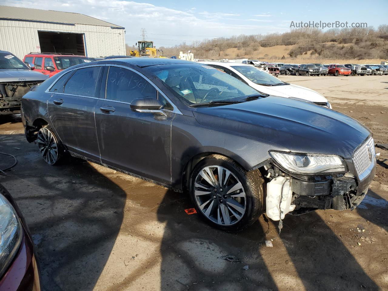 2017 Lincoln Mkz Reserve Gray vin: 3LN6L5F99HR622642