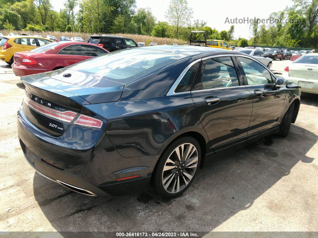 2017 Lincoln Mkz Reserve Blue vin: 3LN6L5F99HR624407