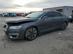 2017 Lincoln Mkz Reserve Gray vin: 3LN6L5F99HR636167