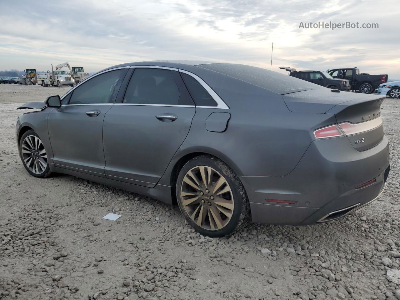 2017 Lincoln Mkz Reserve Gray vin: 3LN6L5F99HR636167