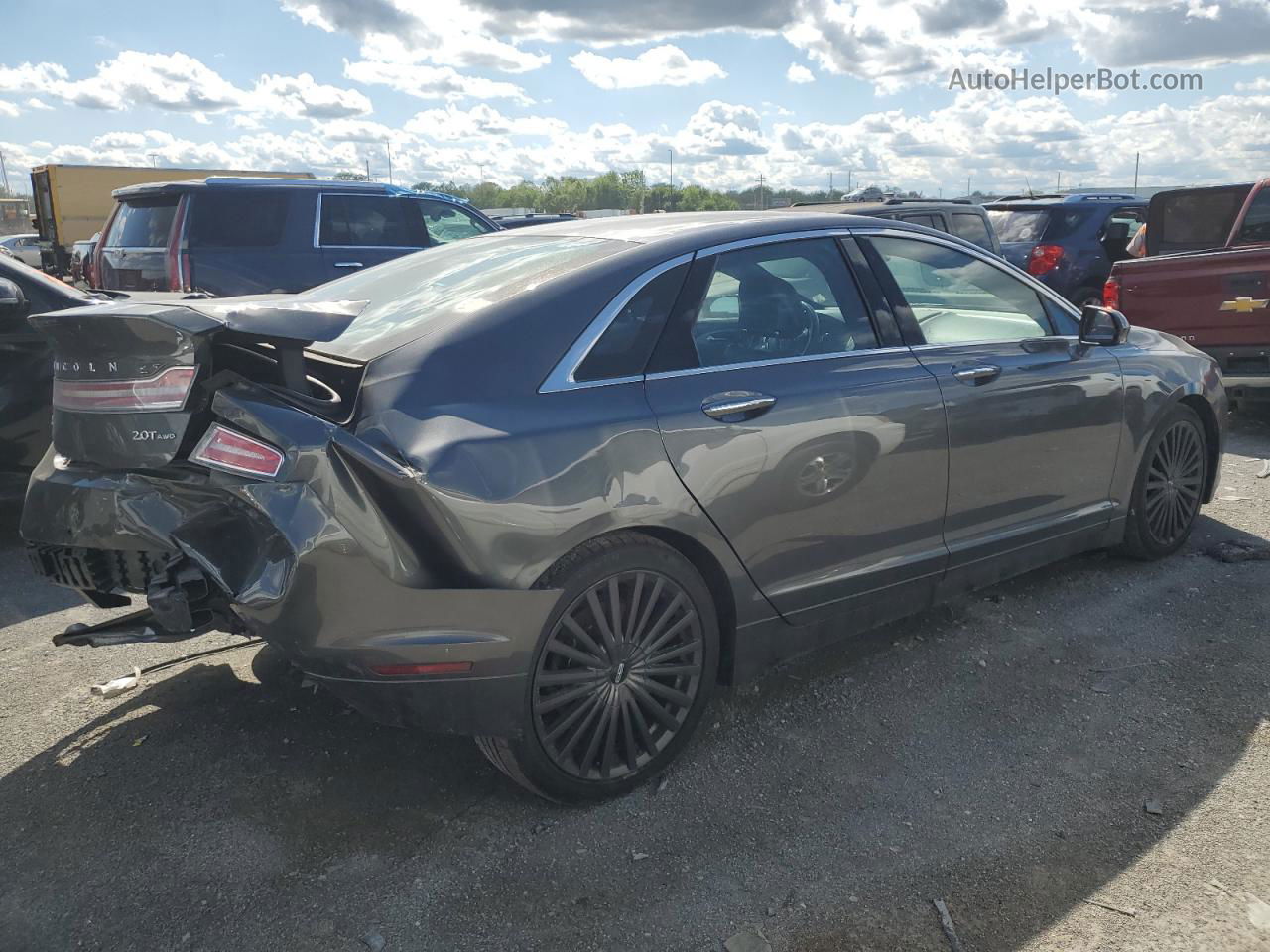 2017 Lincoln Mkz Reserve Серый vin: 3LN6L5F99HR644933