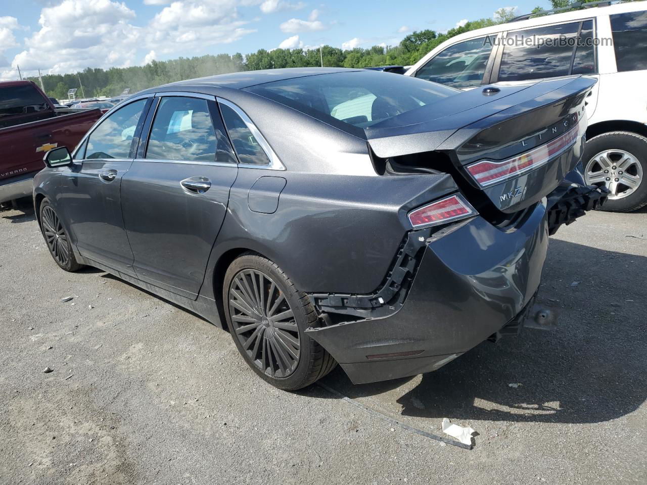 2017 Lincoln Mkz Reserve Gray vin: 3LN6L5F99HR644933