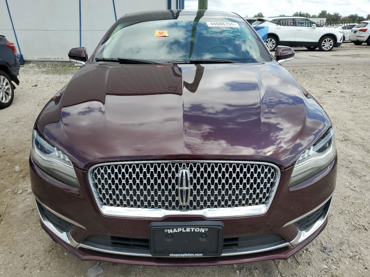 2017 Lincoln Mkz Reserve Burgundy vin: 3LN6L5F9XHR621886