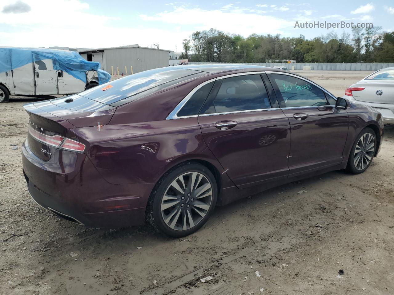 2017 Lincoln Mkz Reserve Burgundy vin: 3LN6L5F9XHR621886