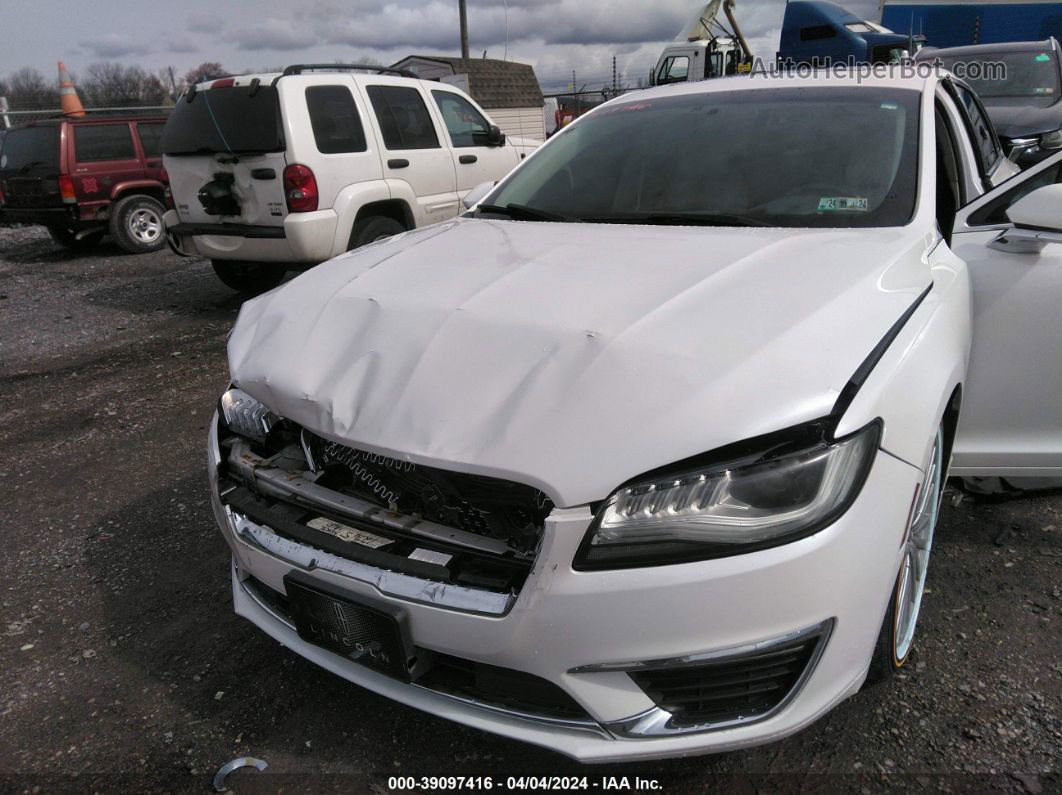 2017 Lincoln Mkz Reserve White vin: 3LN6L5F9XHR623394