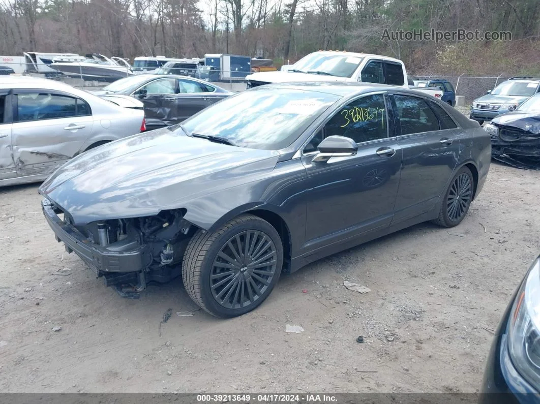 2017 Lincoln Mkz Reserve Gray vin: 3LN6L5F9XHR662406