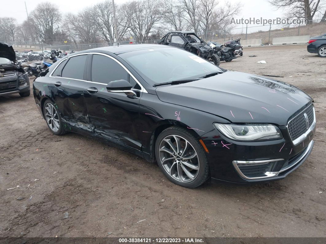 2017 Lincoln Mkz Reserve Black vin: 3LN6L5FC3HR620039