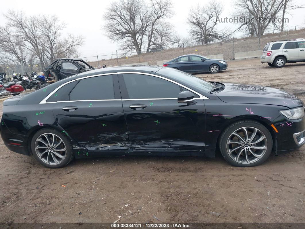 2017 Lincoln Mkz Reserve Black vin: 3LN6L5FC3HR620039