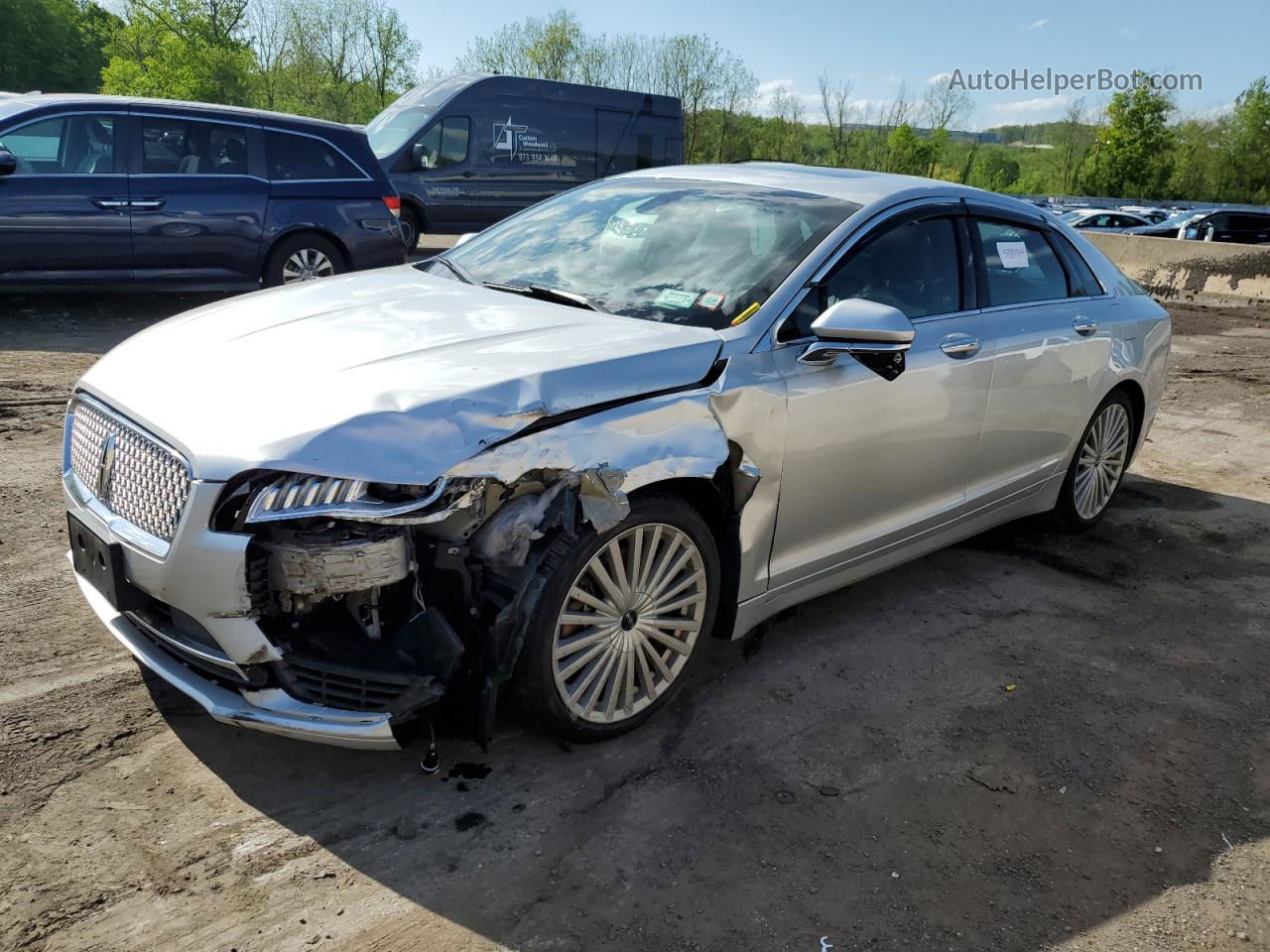 2017 Lincoln Mkz Reserve Серебряный vin: 3LN6L5FC6HR612789