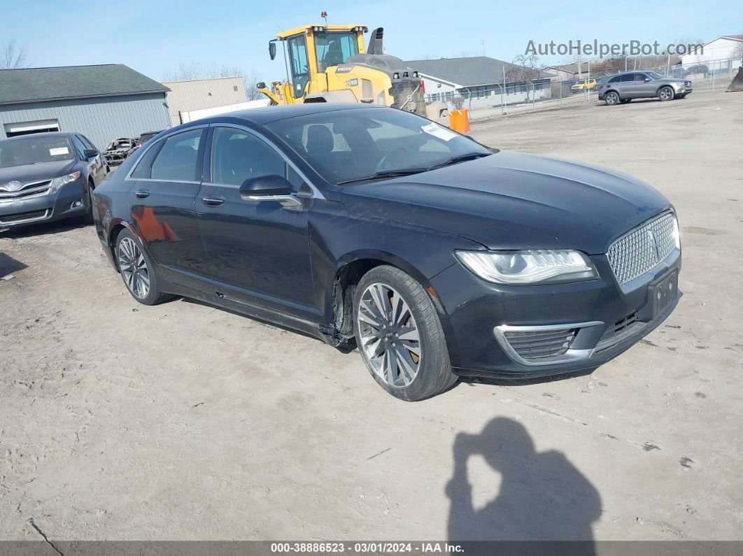 2017 Lincoln Mkz Reserve Black vin: 3LN6L5FC6HR615739