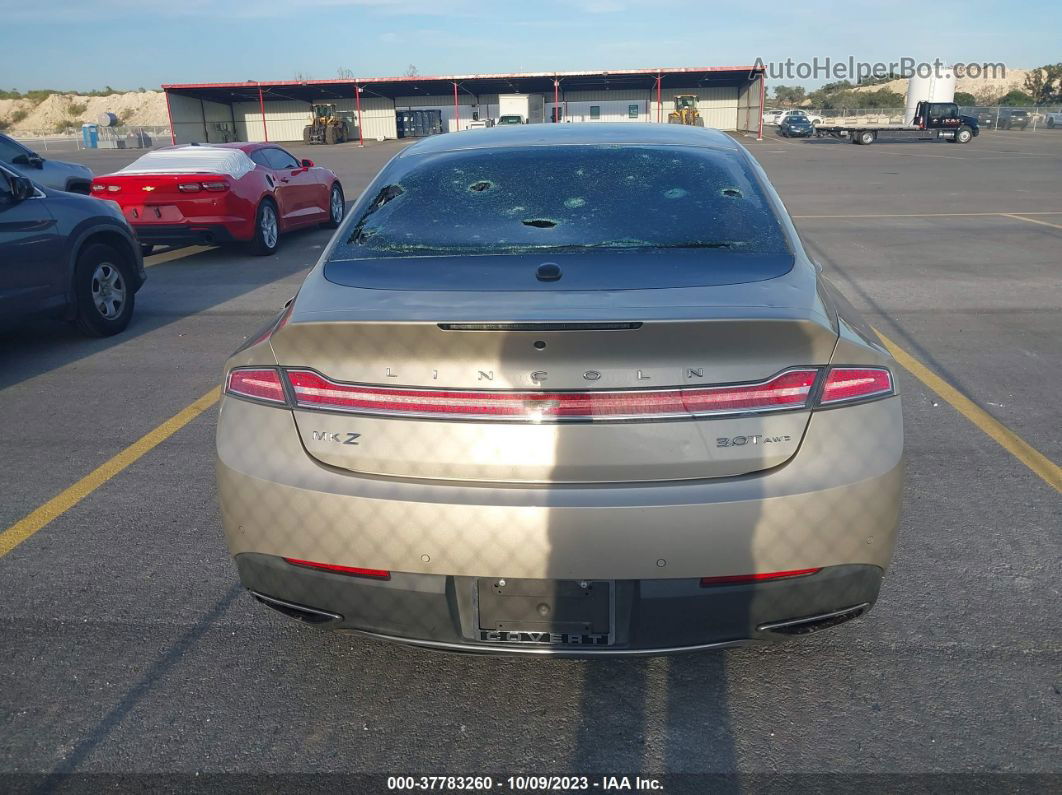 2017 Lincoln Mkz Reserve Beige vin: 3LN6L5FC6HR632606