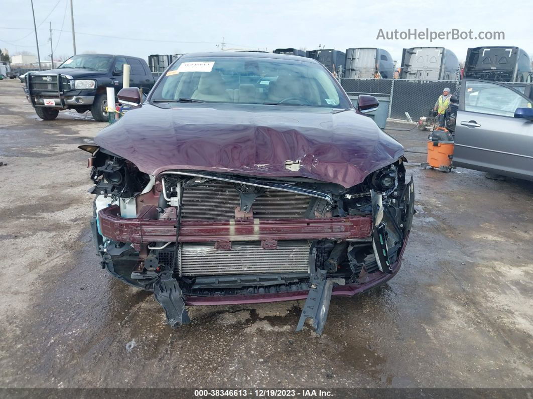 2017 Lincoln Mkz Reserve Burgundy vin: 3LN6L5FC7HR628564