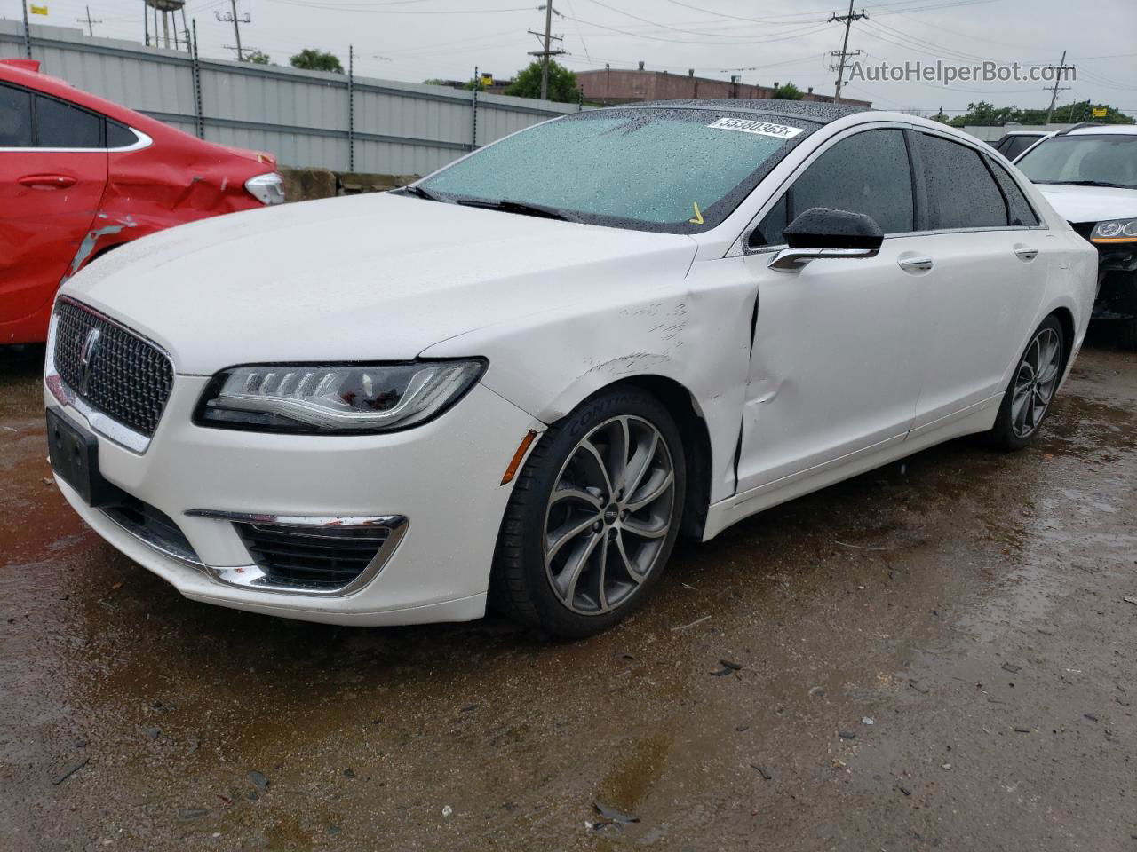 2017 Lincoln Mkz Reserve White vin: 3LN6L5FC7HR657790