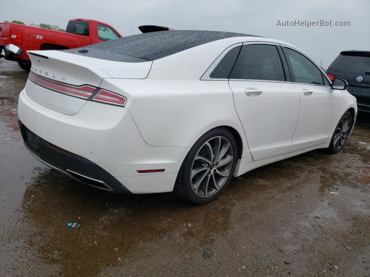 2017 Lincoln Mkz Reserve White vin: 3LN6L5FC7HR657790