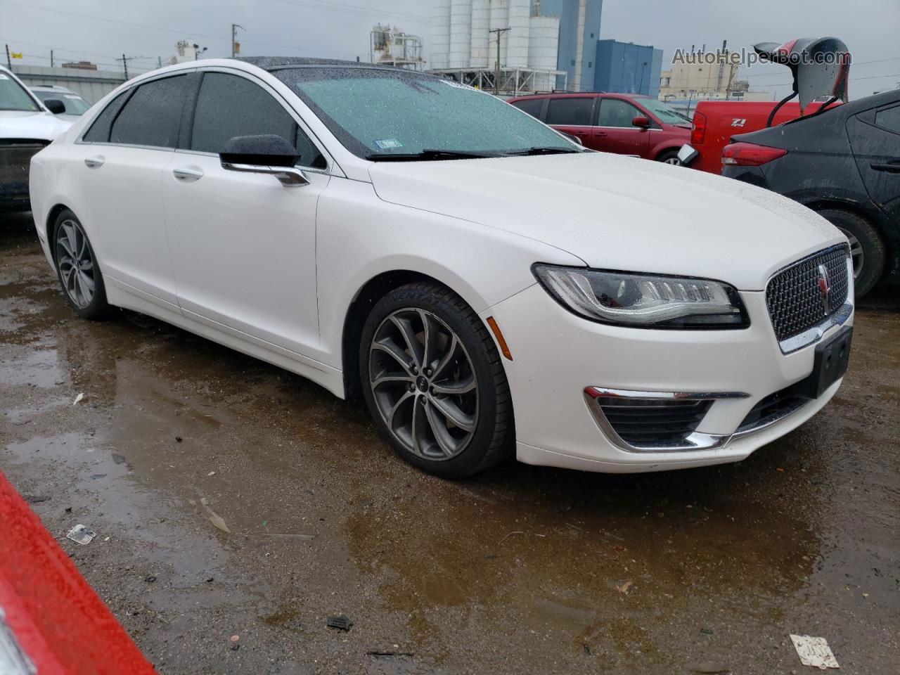 2017 Lincoln Mkz Reserve White vin: 3LN6L5FC7HR657790