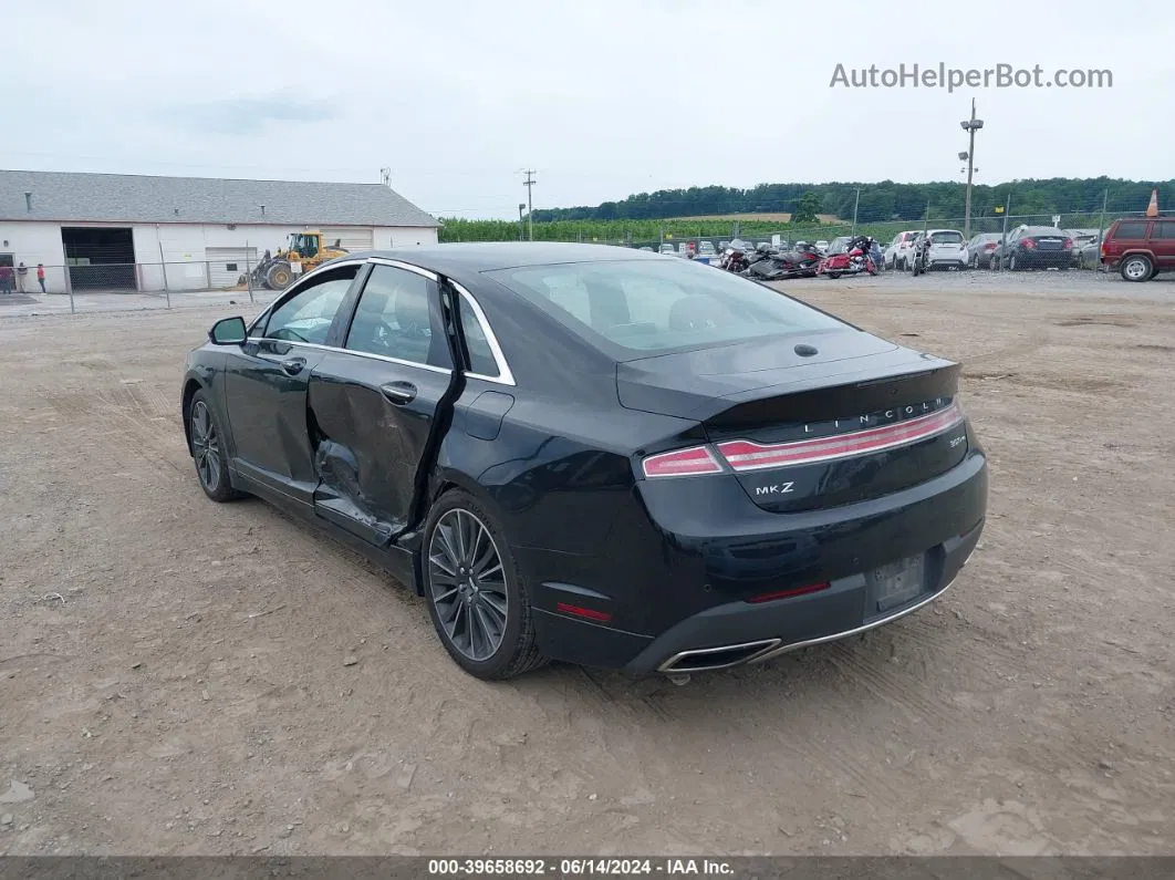 2017 Lincoln Mkz Reserve Black vin: 3LN6L5FC7HR664304